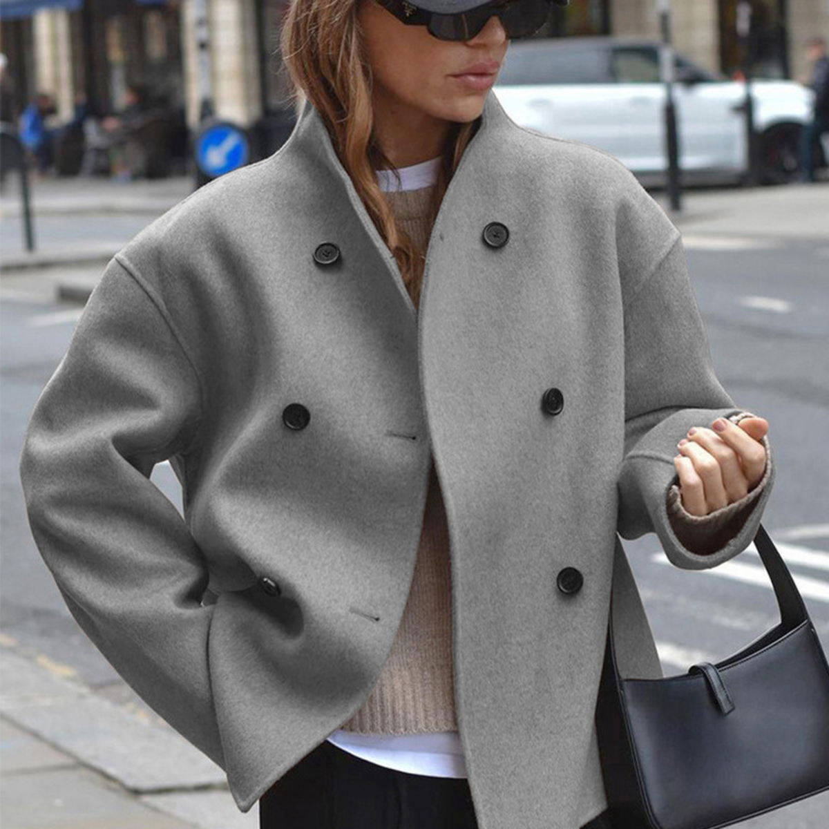 Rose - Chic Long Sleeve Coat