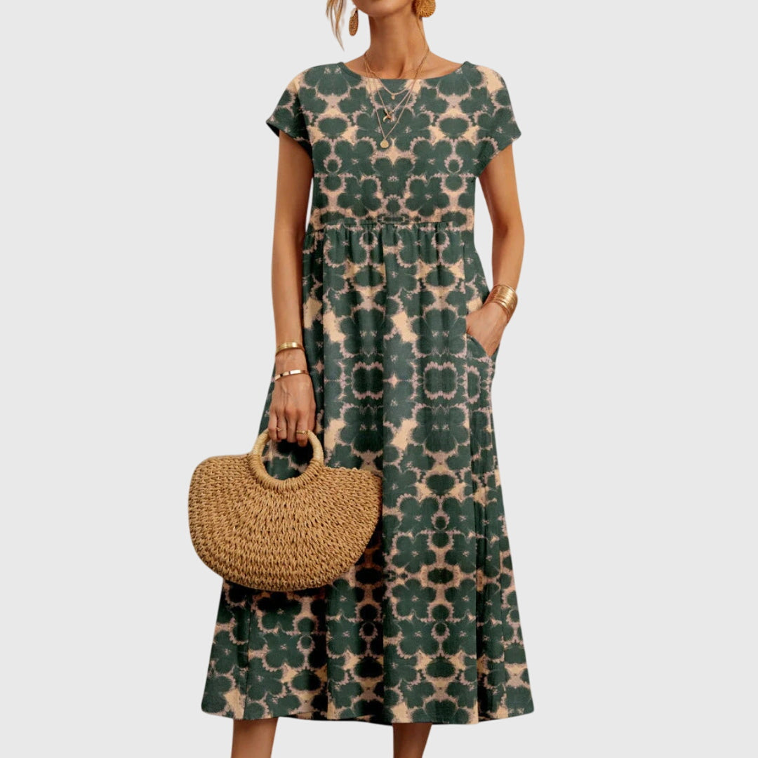 Elsie - Elegant Flowing Floral Dress