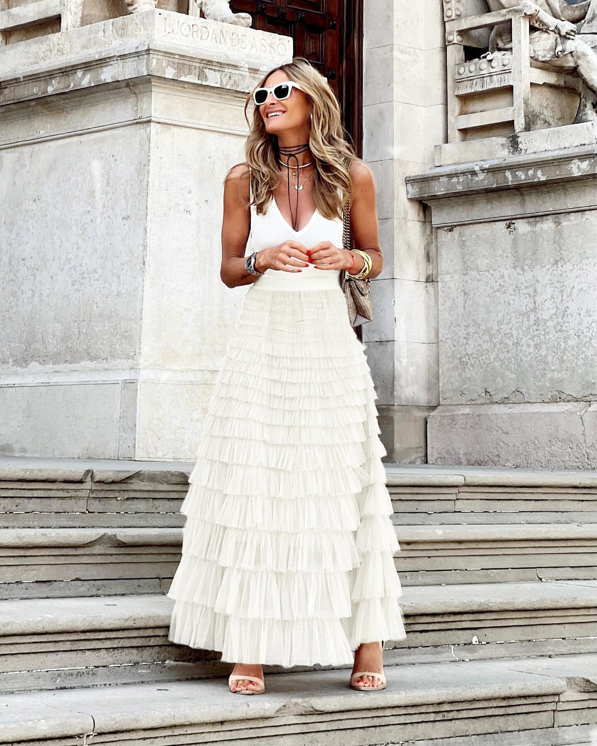 JOAN™ - Elegant Maxi Layered Cake Skirt